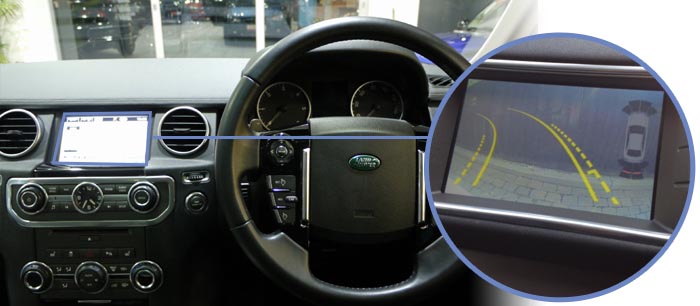 discovery 4 reversing camera screen